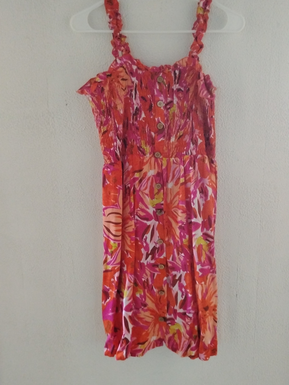 🍊 Colorful Cottagecore Summer Dress 🌸
